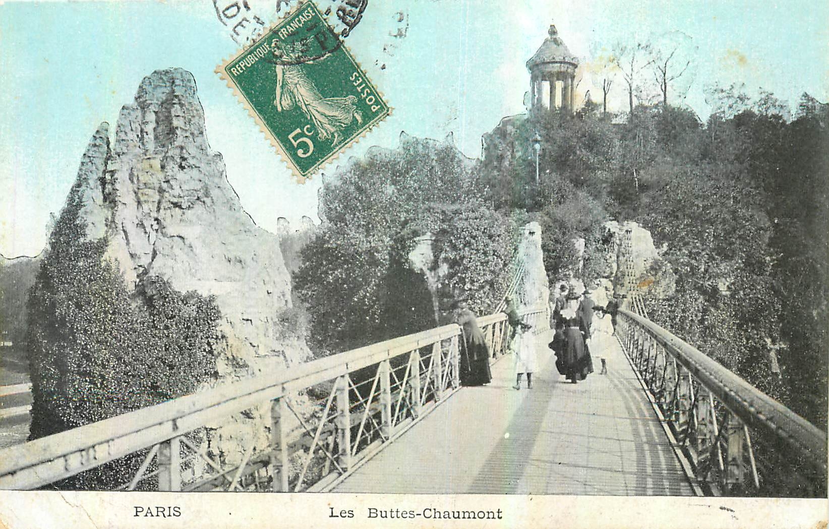 CPA Paris les Buttes Chaumont 