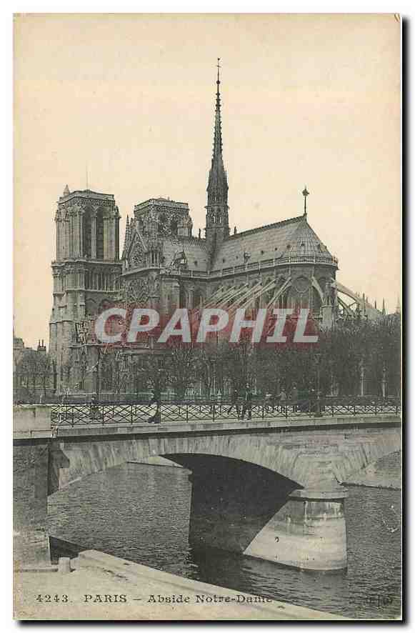 CPA Paris Abside Notre Dame 