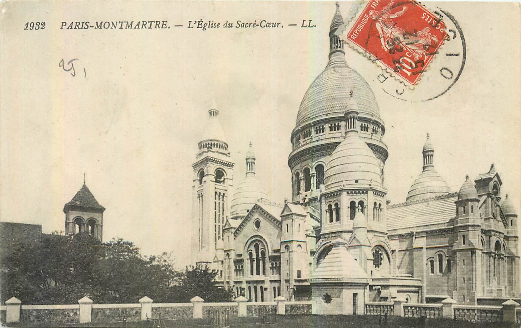 CPA Paris Montmartre l'Eglise du Sacre Coeur 