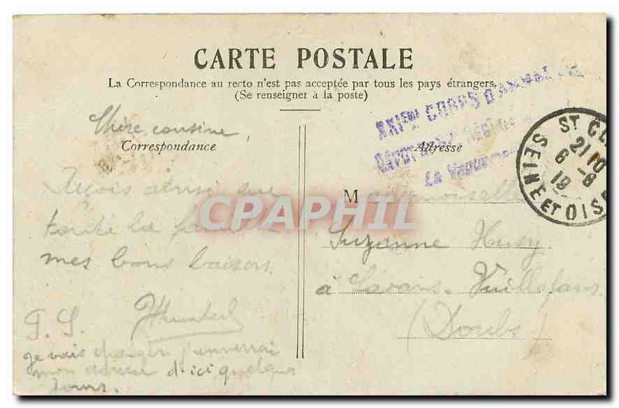 CPA Paris le Grand Palais  — Verso
