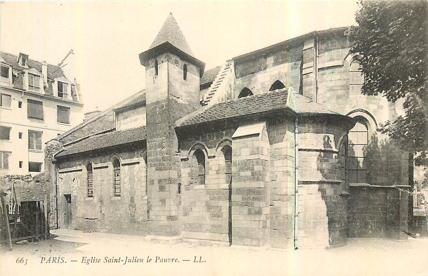 CPA Paris Eglise Saint Julien le Pauvre 
