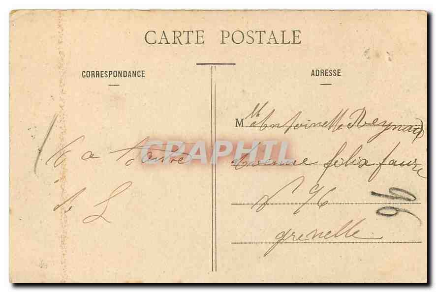 CPA Paris Bois de Boulogne pres du Ruisseau  — Rückseite