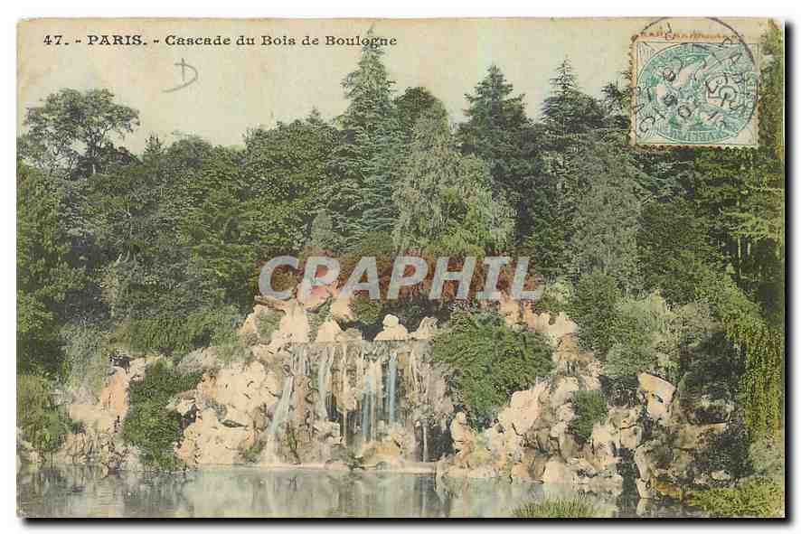 CPA Paris Cascade du Bois de Boulogne 