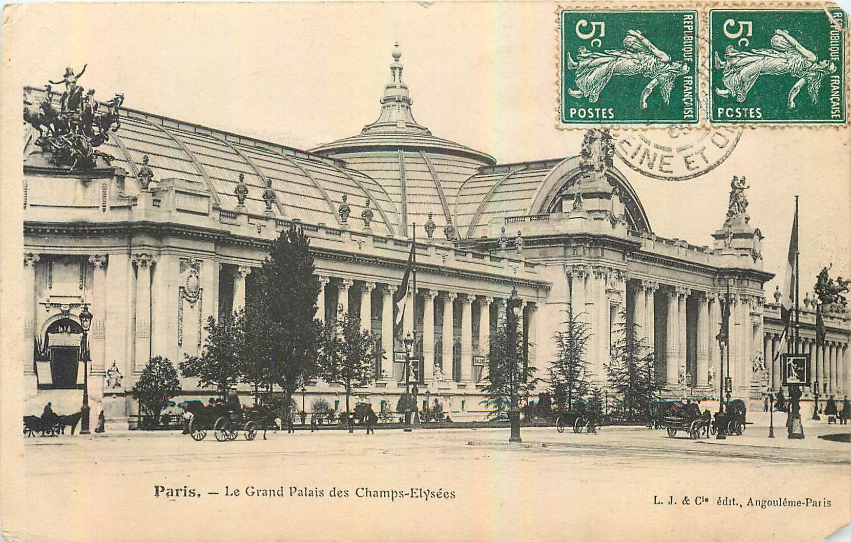 CPA Paris le Grand Palais des Champs Elysees 