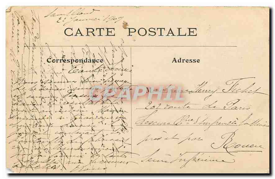 CPA Paris le Grand Palais des Champs Elysees  — Rückseite