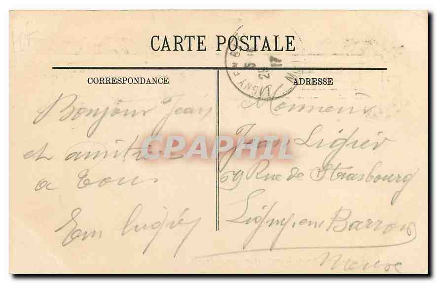 CPA Paris l'arc de Triomphe et la Place de l'Etoile  — Rückseite