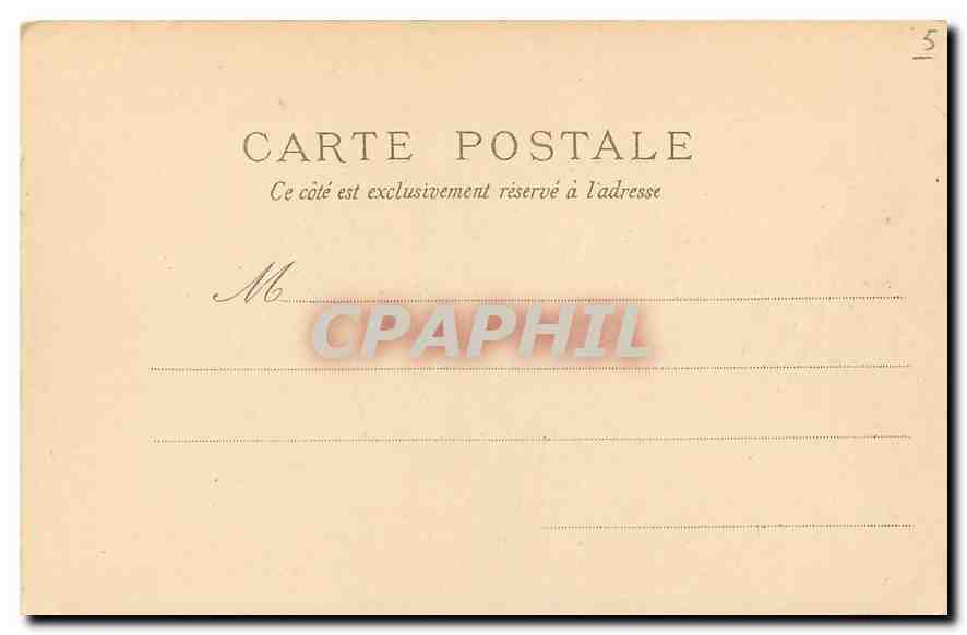 CPA Paris la Grille du Parc Monceau  — Rückseite