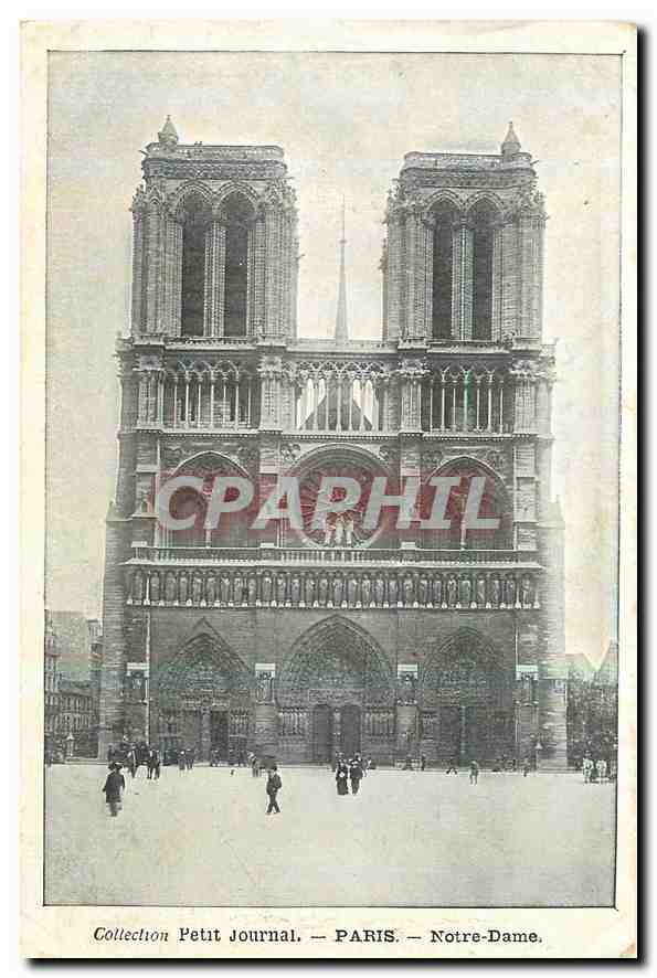 CPA Collection Petit Journal Paris Notre Dame 