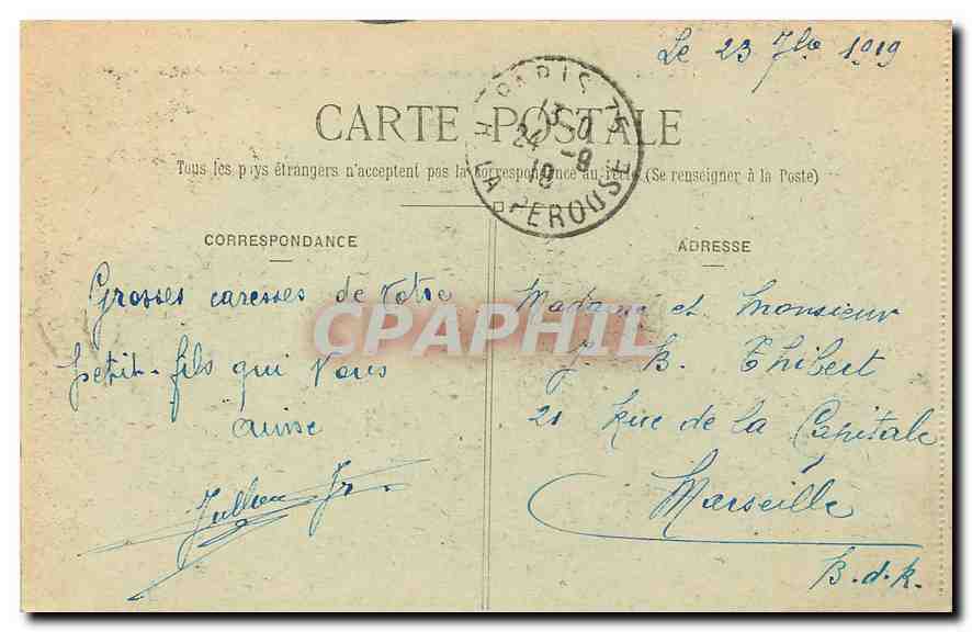 CPA Paris Bois de Boulogne Pointe du Grand Lac  — Rückseite