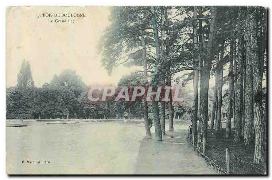 CPA Bois de Boulogne le Grand Lac 