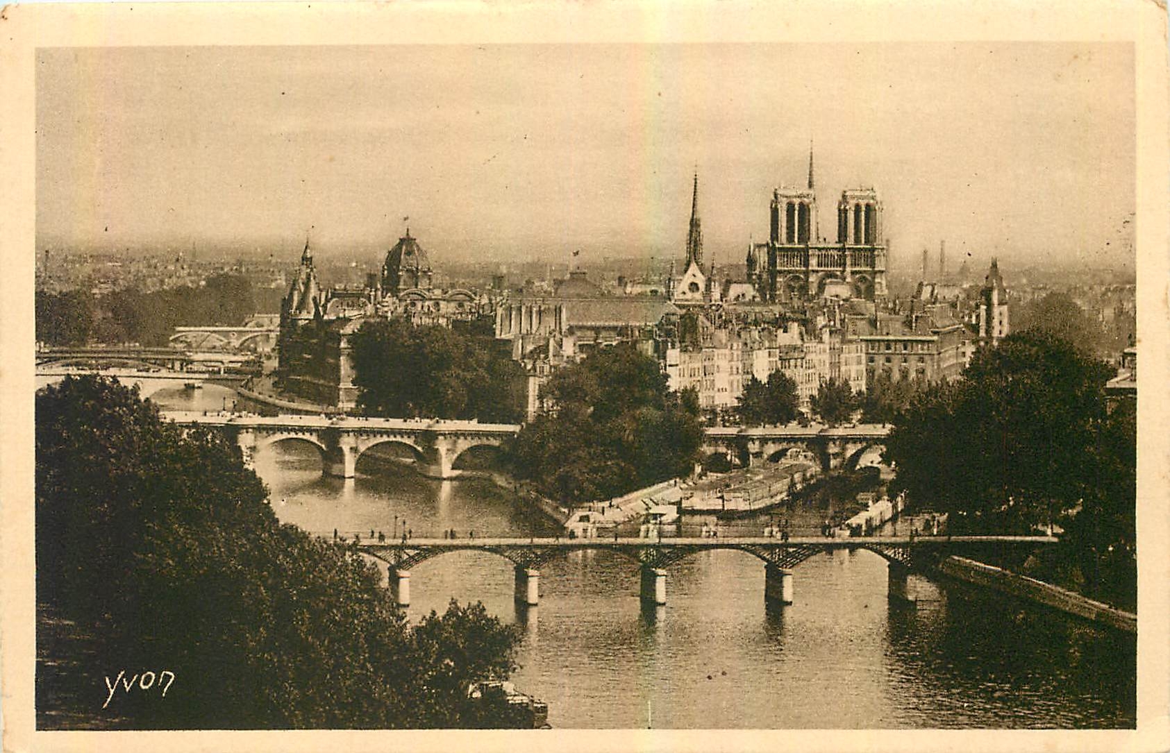 CPA Paris en Flanant la Cite City Notre Dame 