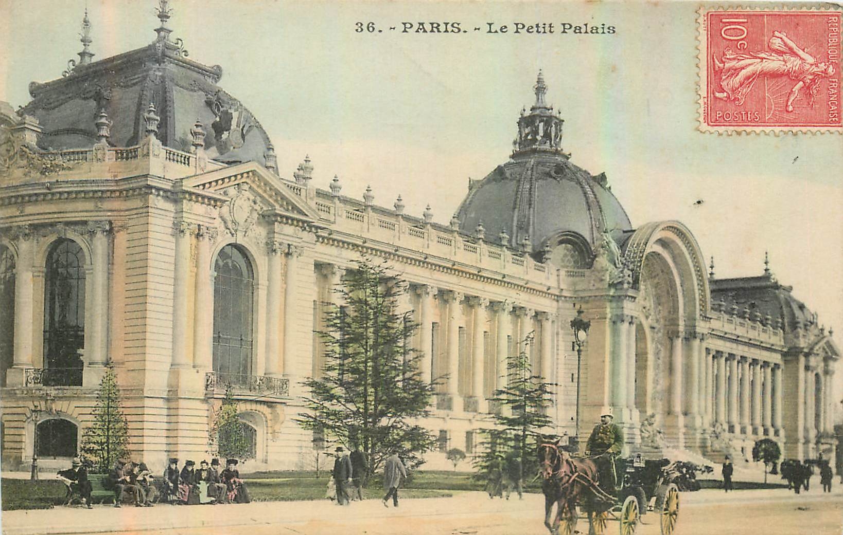 CPA Paris le Petit palais 