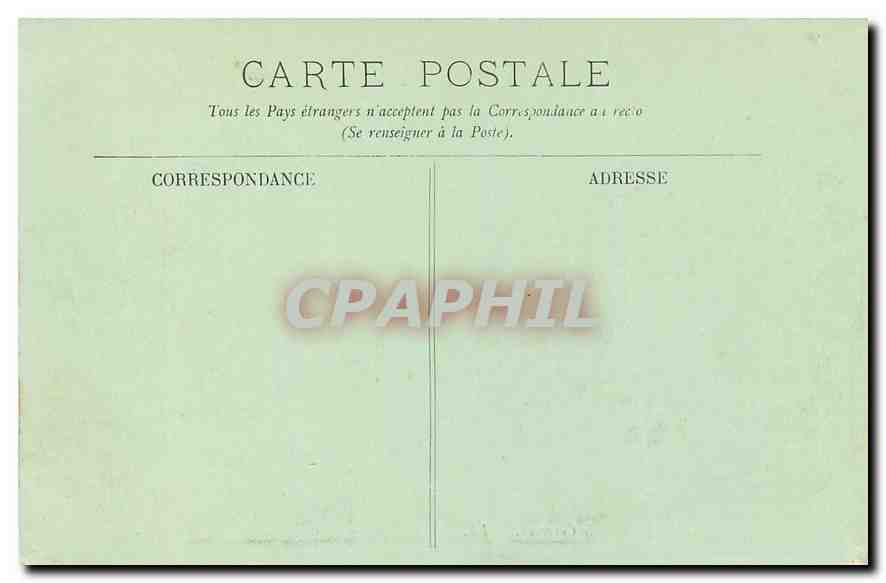 CPA Paris la Place de la Concorde  — Rückseite