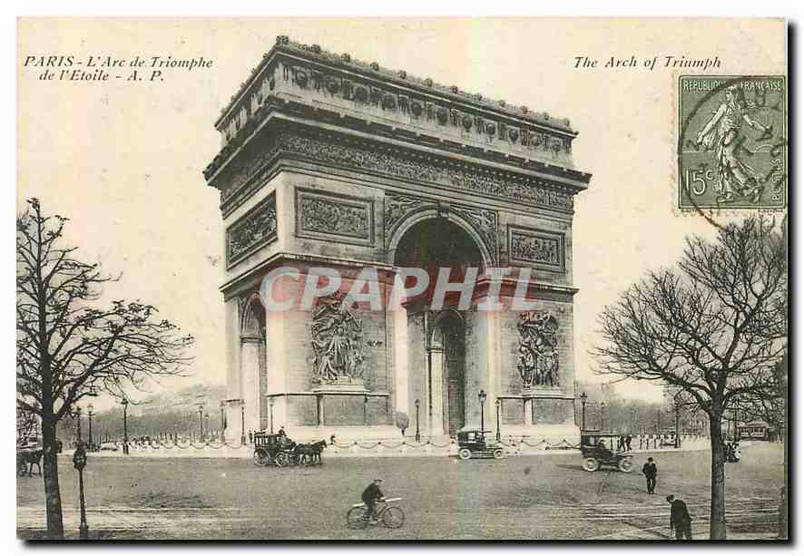 CPA Paris l'Arc de Triomphe de l'Etoile 
