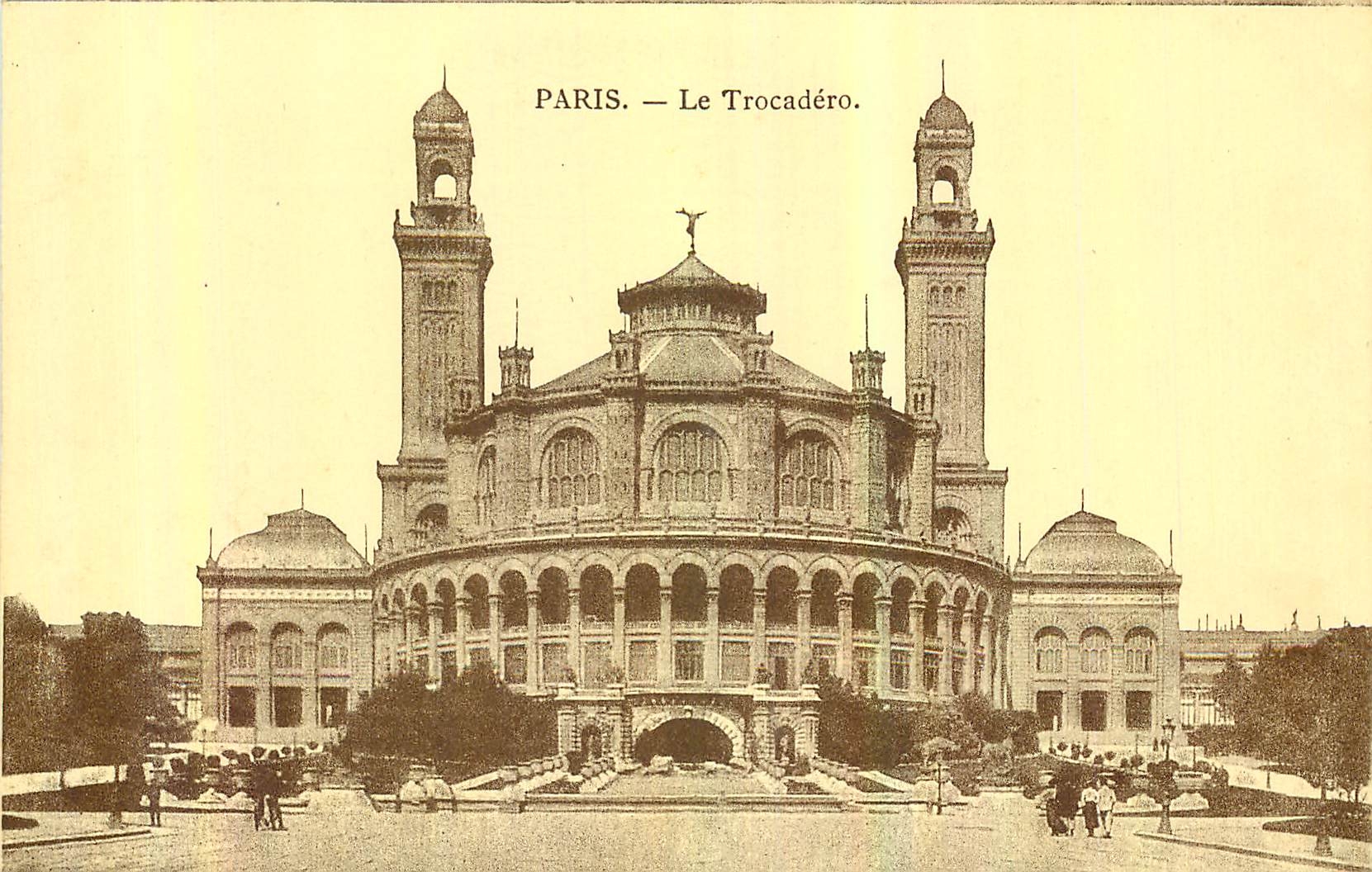 CPA Paris le Trocadero 