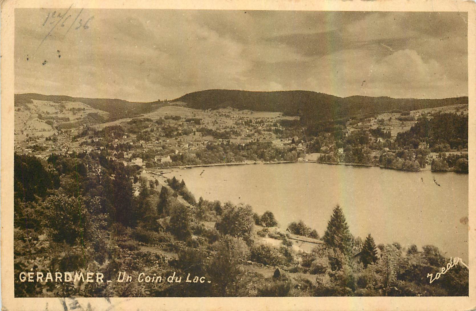 CPA Gerardmer un Coin du Lac 
