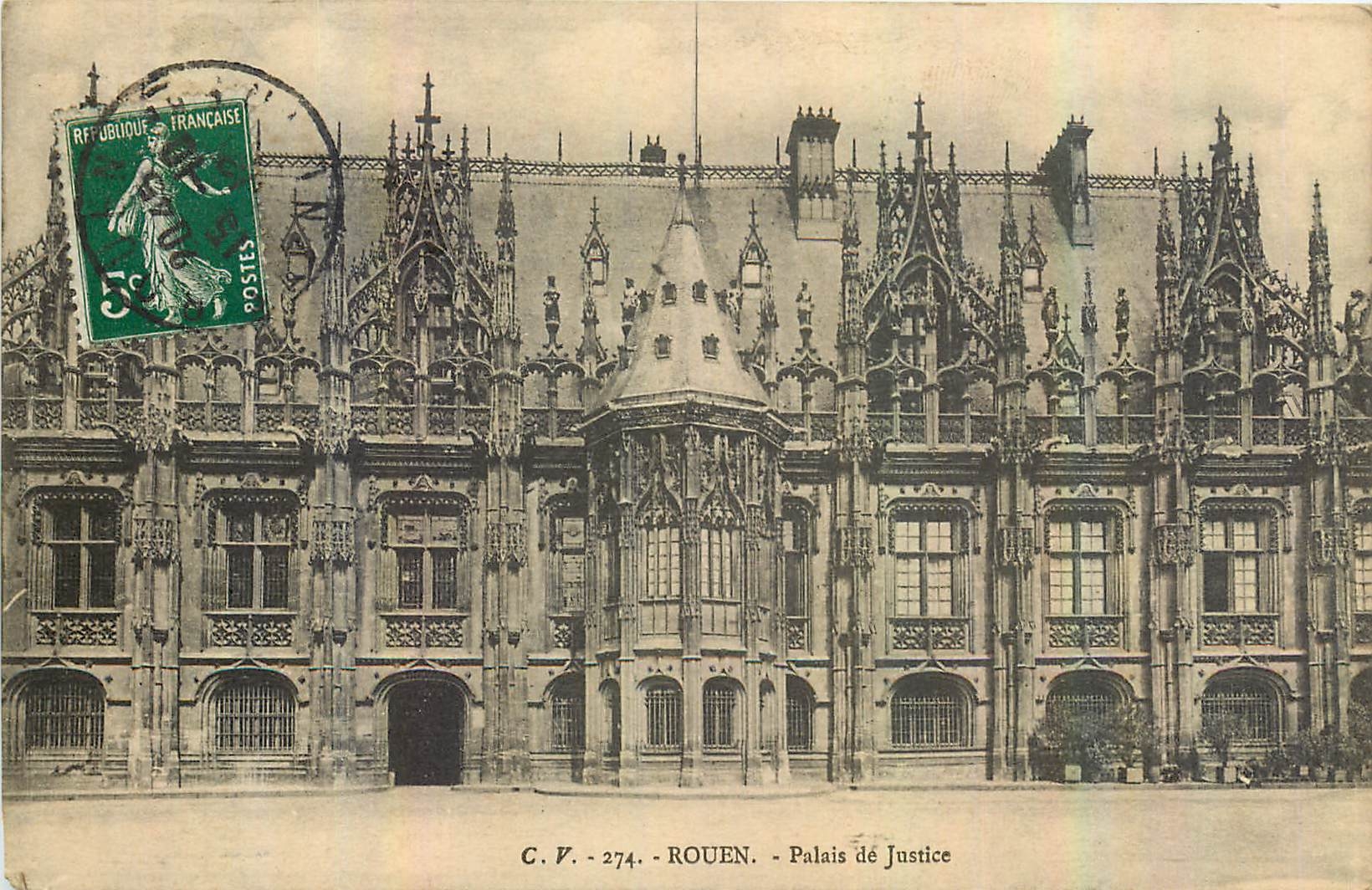 CPA Rouen Palais de Justice 