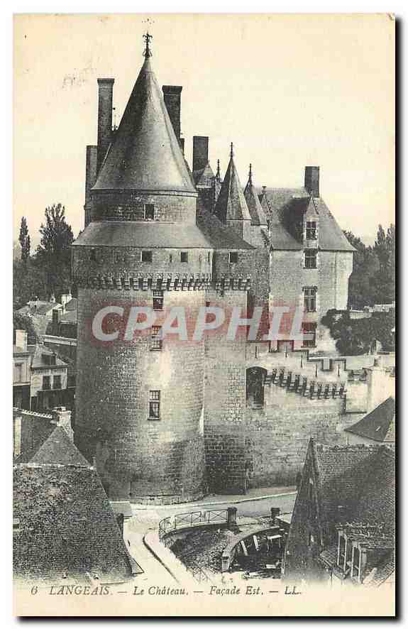 CPA Langeais le Chateau Facade Est 