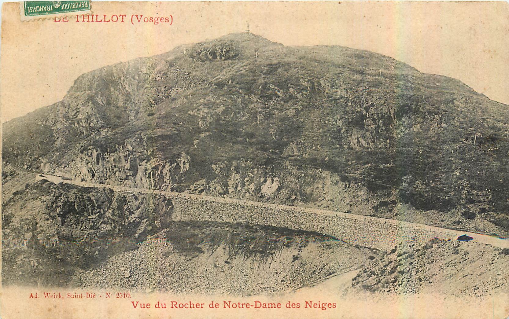 CPA Le Thillot Vosges vue du rocher de Notre Dame des Neiges 