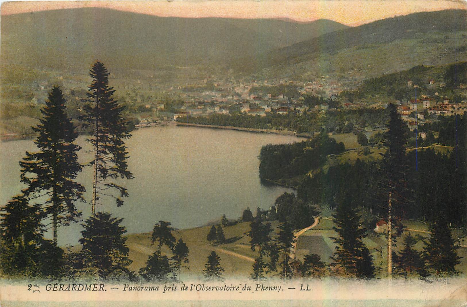 CPA Gerardmer Panorama pris de l'Observatoire du Phenny 