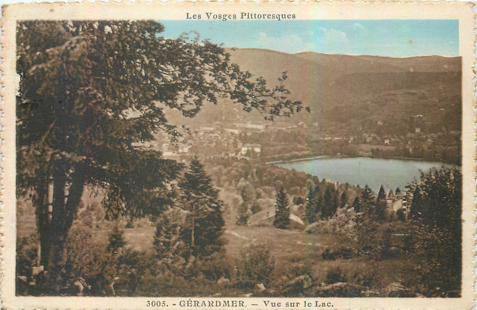 CPA Gerardmer vue sur le Lac 