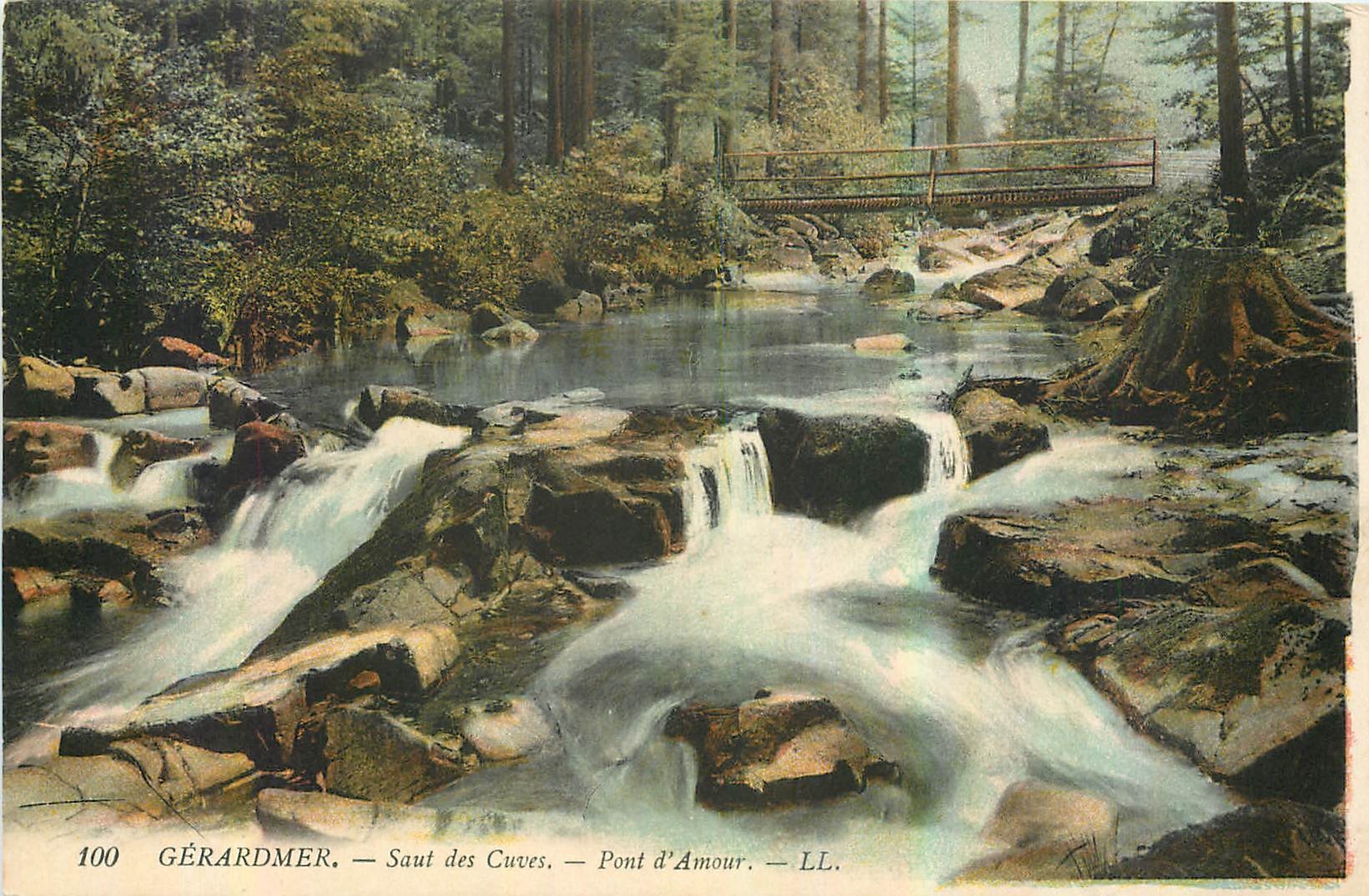 CPA Gerardmer Saut des Cuves Pont d'Amour 