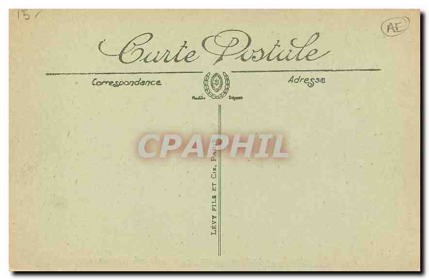 Le Mont-de-Piété de Reims — bombardé et incendié — Visé Paris n°16 — Rückseite