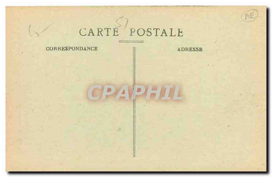 Epernay (Marne) — Ruines rue du Paumier après bombardement allemand — M. D. (ph. 1918) — Rückseite