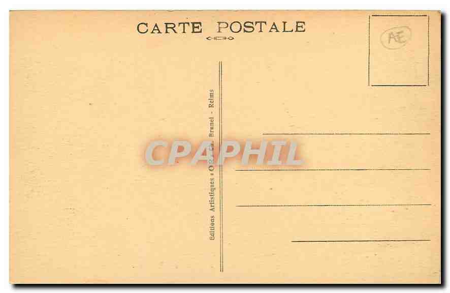 CPA Chalons sur Marne Monument aux Morts La Releve Gaston Broquet — Back