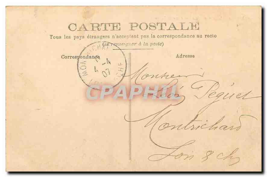 CPA Blois Le Sommet du Pont sur la Loire  — Rückseite