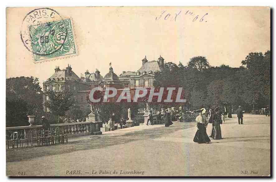 CPA Paris le Palais du Luxembourg 