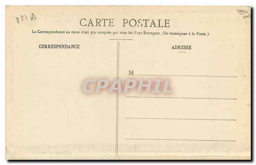CPA Environs de la Feuillee Dorothee Hotel La Vallee des Roches  — Rückseite