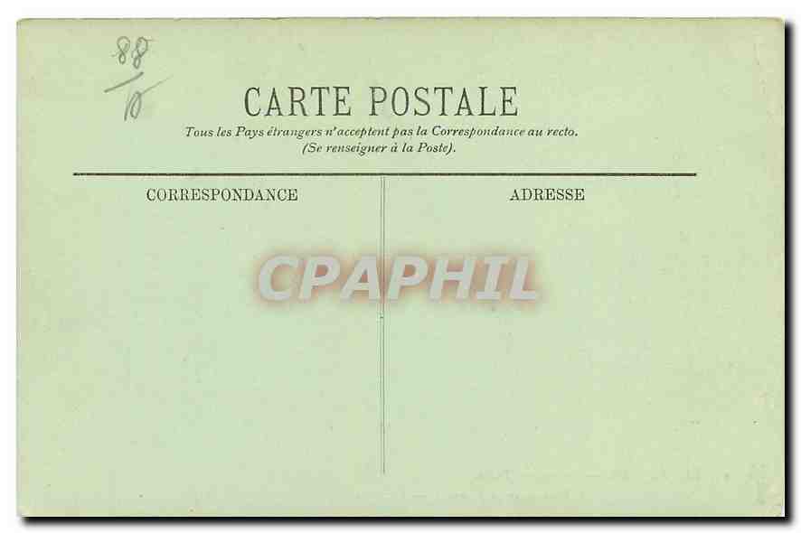 CPA Les Vosges Luxeuil les Bains L'Etablissement Thermal  — Verso