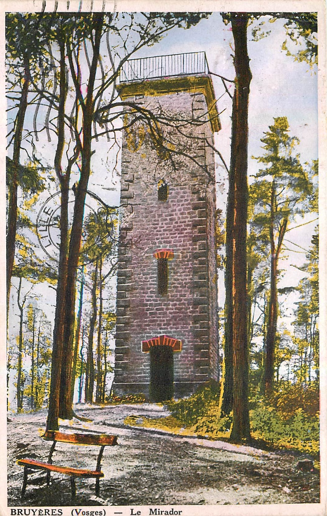 CPA Bruyeres Vosges Le Mirador 