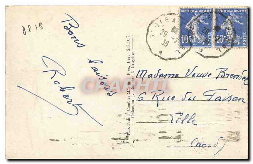 CPA Bruyeres Vosges Le Mirador  — Rückseite