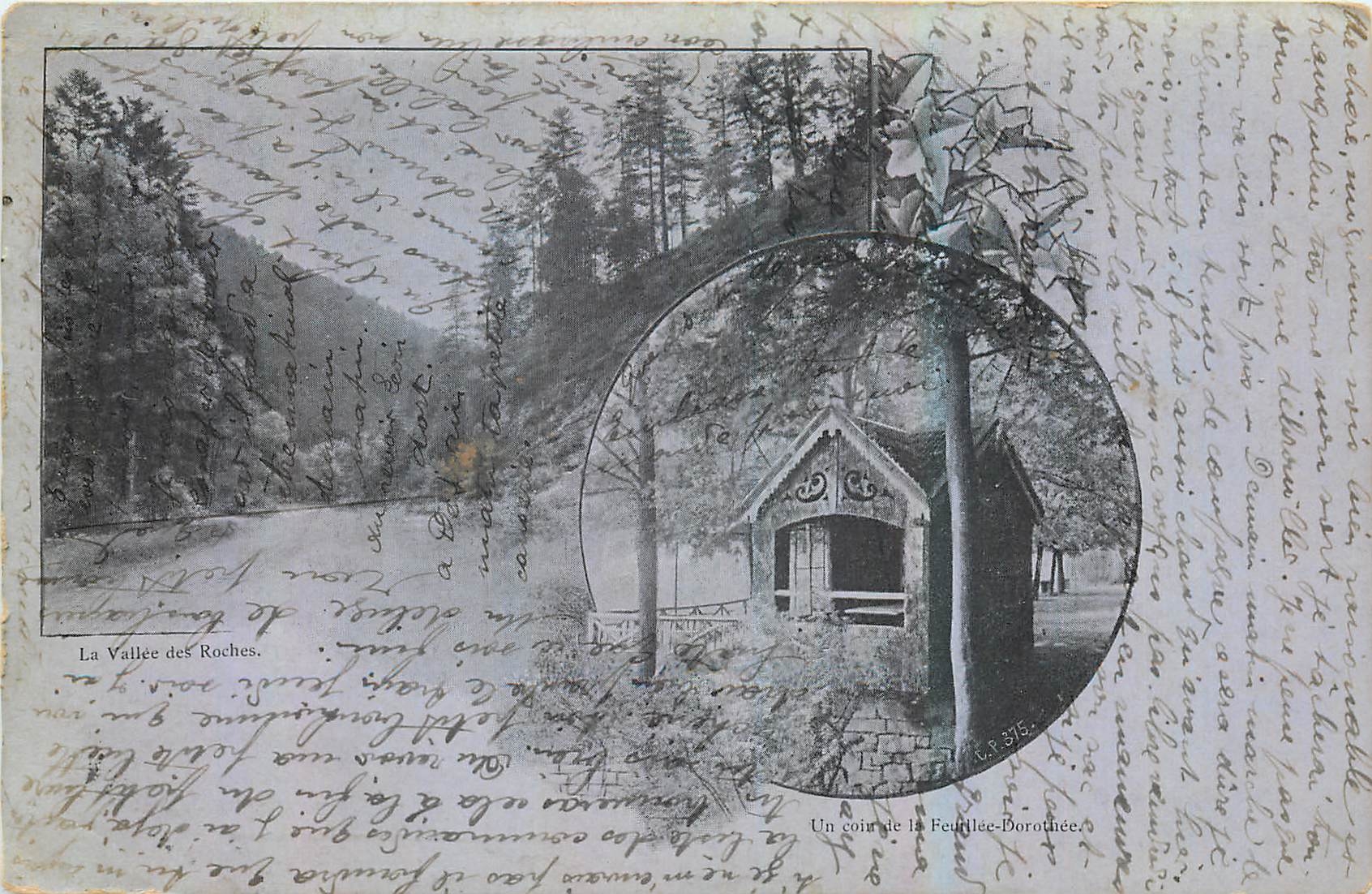 CPA La Vallee des Roches Un coin de la Feuillee Dorothee 