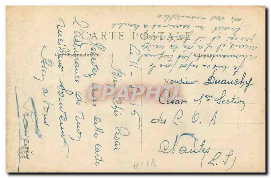 CPA Les Vosges Illustrees Vierge du Ballon d'Alsace  — Rückseite