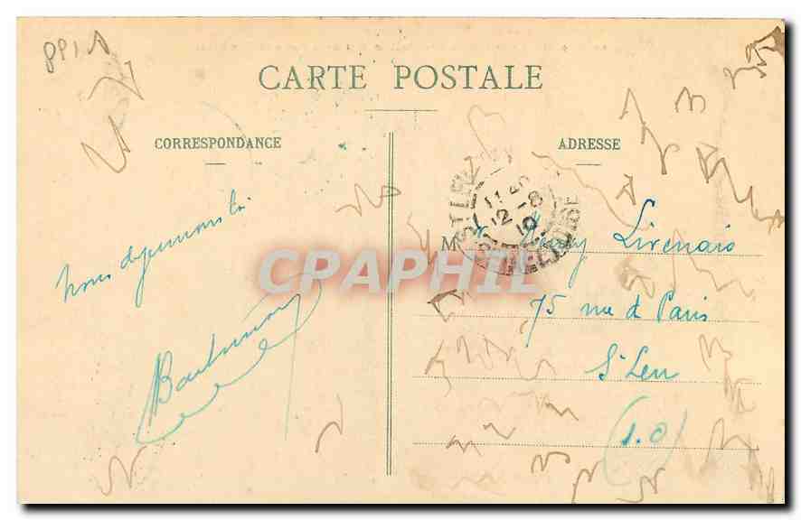 CPA Le Grand Hotel de la Feuillee Dorothee et la Route de Plombieres  — Rückseite