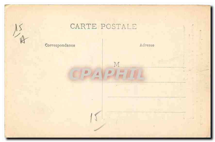 CPA L'Auvergne Cantal Vallee de la Cere La Route du Lioran a l'entree du Pas de Compaing  — Rückseite