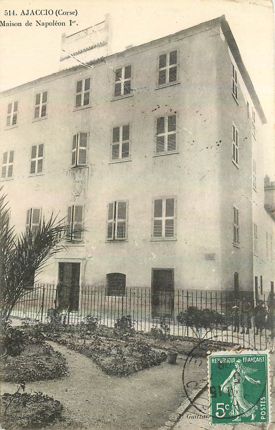 CPA Ajaccio Corse Maison de Napoleon 