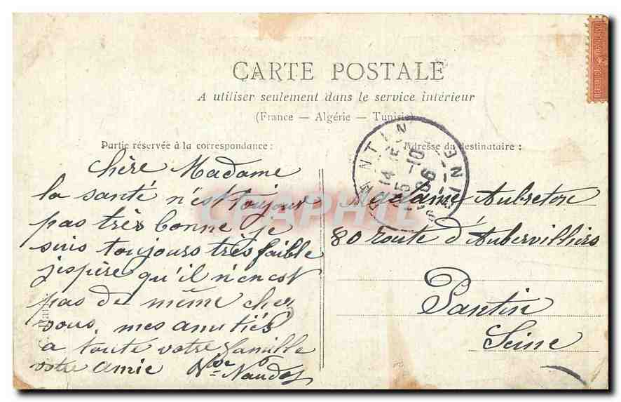 CPA Le Galant Photographe Votre beaute me fait Madame un grand honneur en Daignant m'accorder cet in — Verso