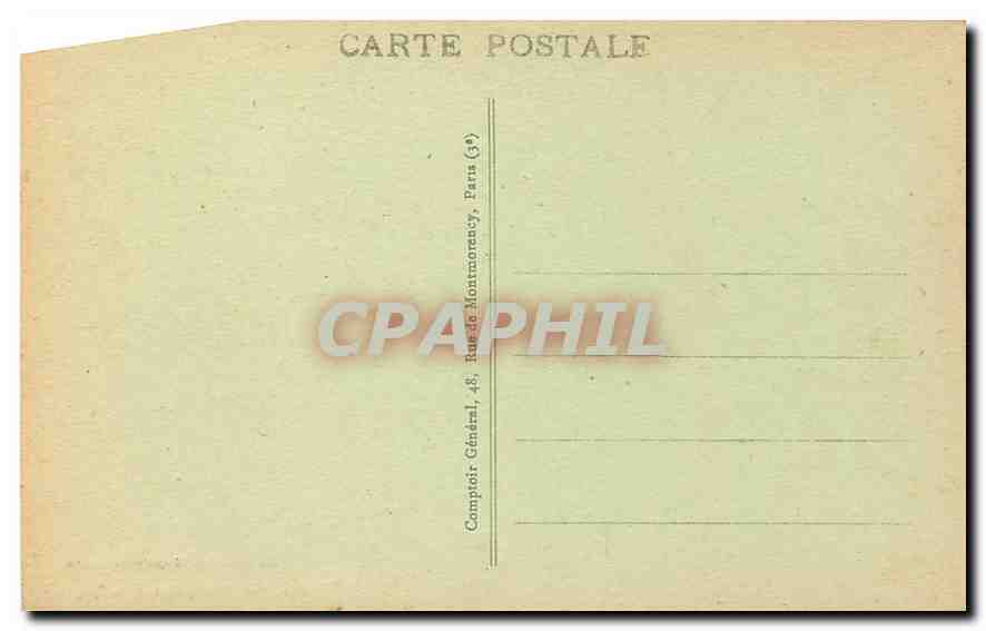 Crozat - Les Ruines de l'Auberge des Brigands — éditeur Crozat, n° 87 — Rückseite