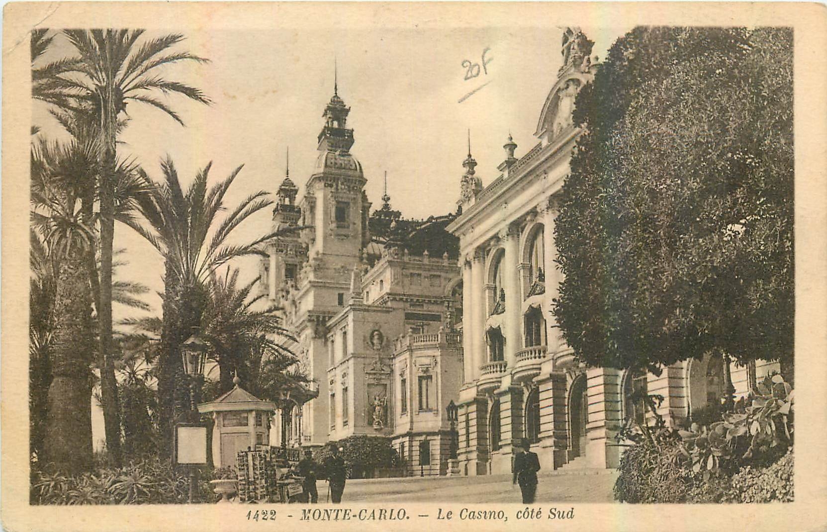 CPA Monte Carlo le casino cote sud 
