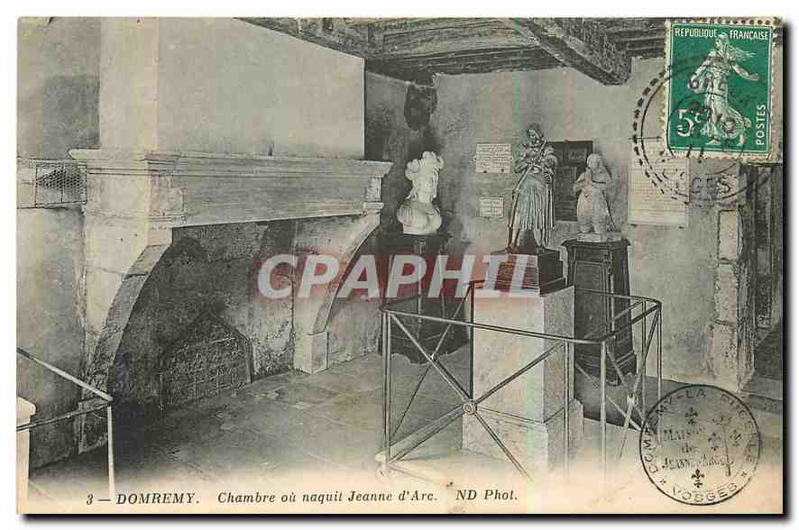 CPA Domremy Chambre ou naquit Jeanne D'Arc 