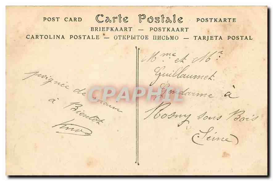 CPA Domremy Chambre ou naquit Jeanne D'Arc  — Rückseite