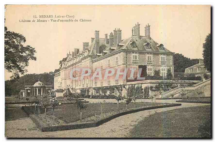 CPA Menars Loir et Cher Chateau de Menars Vue d'ensemble du Chateau 