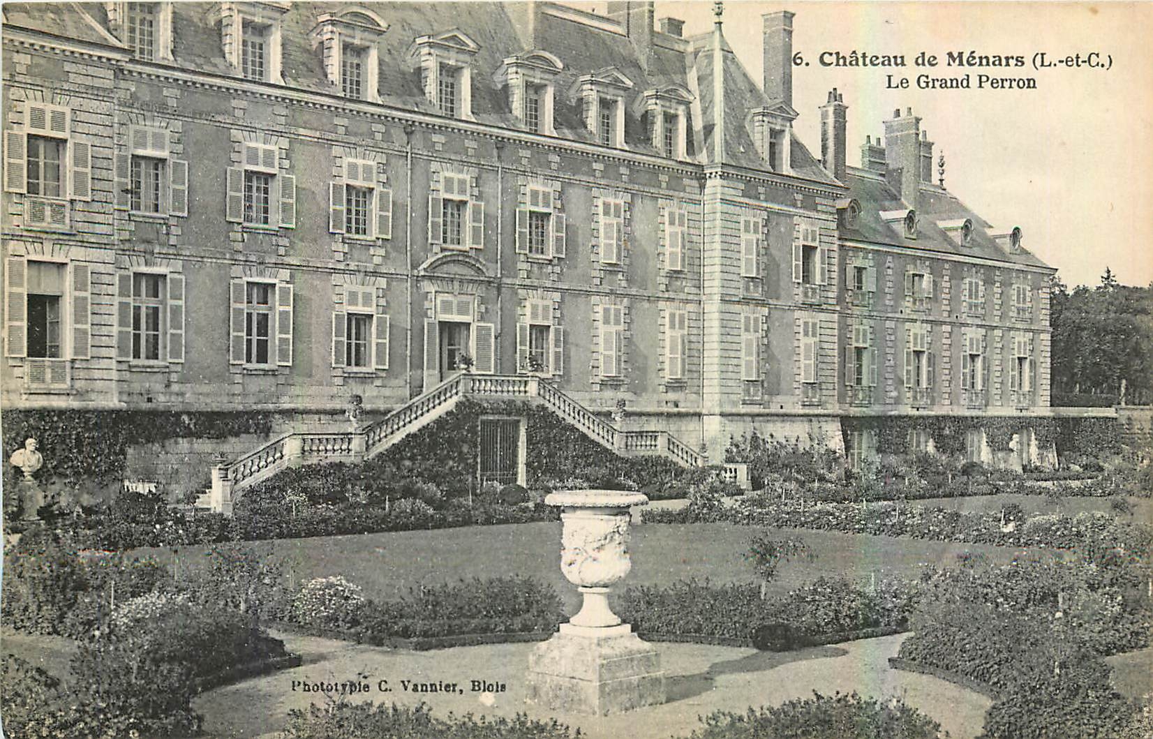 CPA Chateau de Menars L et C Le Grand Perron 