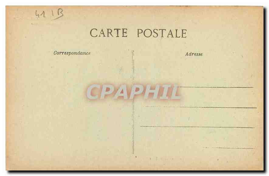 CPA Chateau de Menars L et C Le Grand Perron  — Rückseite