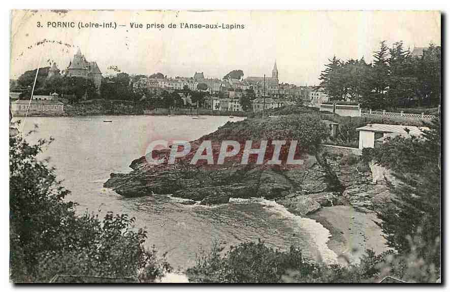 CPA Pornic Loire Inf Vue prise de l'Anse aux Lapins 