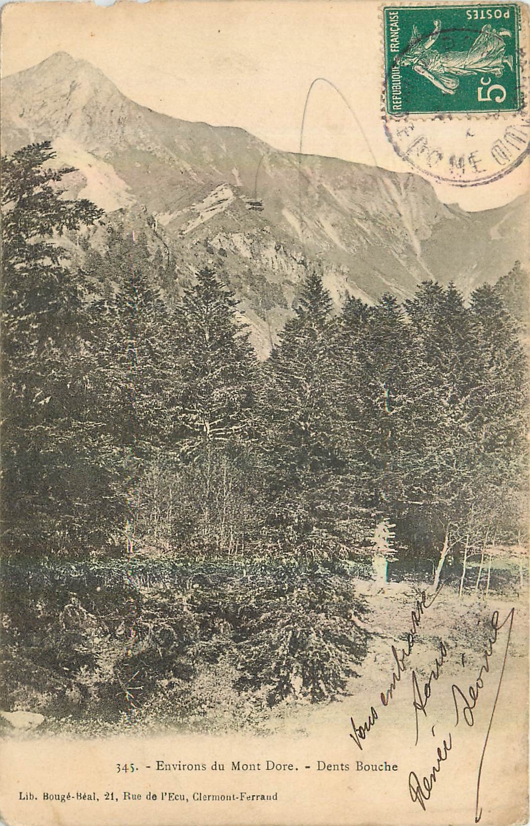 CPA Environs du Mont Dore Dents Bouche 